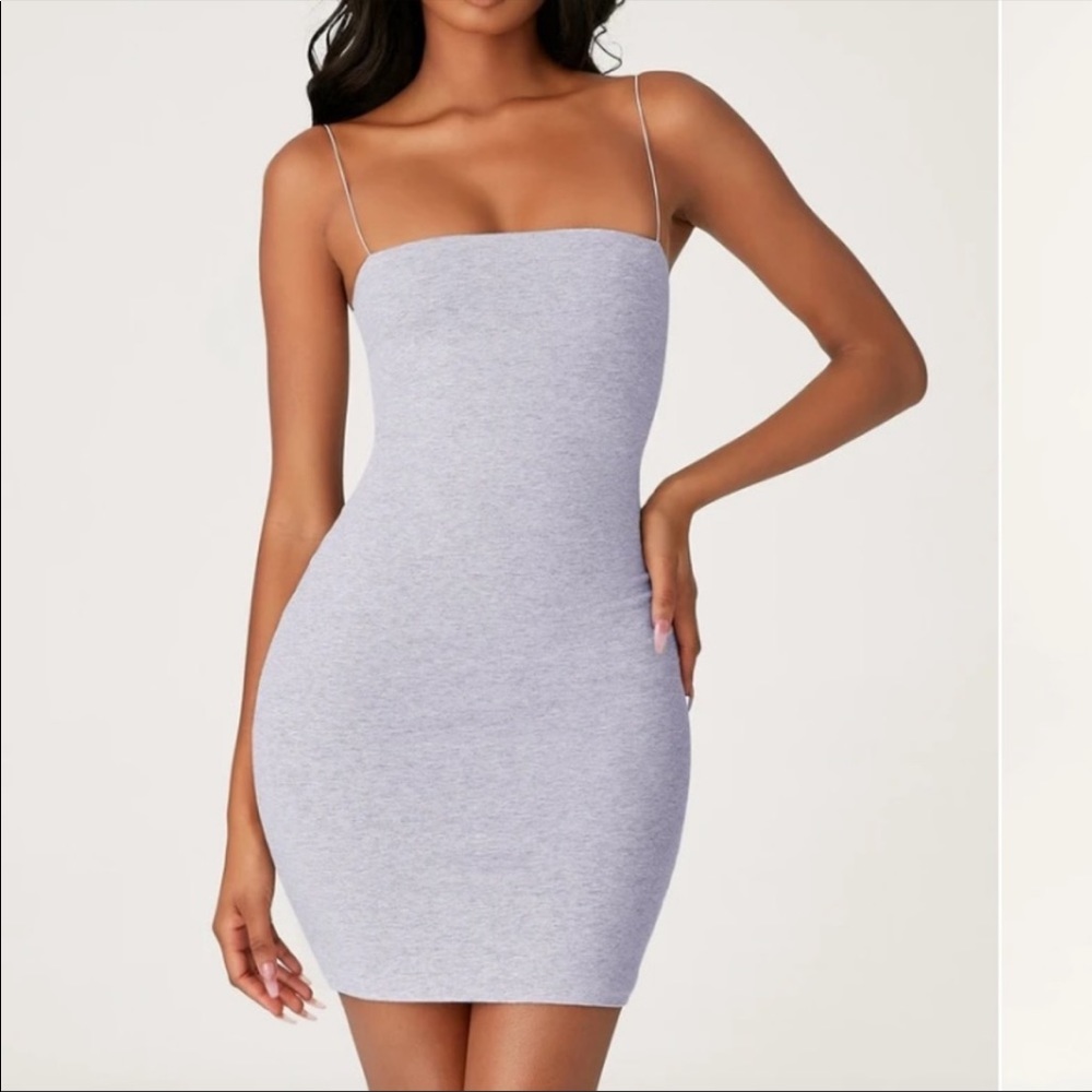 Meshki grey stretch dress